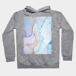 Abstract painting colorful liquid alcohol ink. Abstract artwork made with translucent ink colors. Hoodie